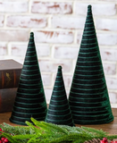 Emerald Velvet Cone Trees