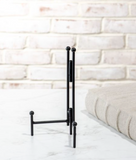 8.25" Black Straight Back Easel