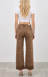 Saige High Rise Cuffed Straight Jean