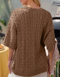 Isle Cable Knit Hi Low Sweater