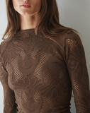 Seamless Knit Jacquard Long Sleeve