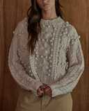Cable Knit Long Sleeve Sweater