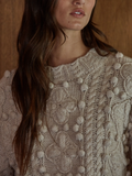 Cable Knit Long Sleeve Sweater