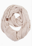 C.C. Knitted Infinity Scarf