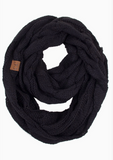 C.C. Knitted Infinity Scarf