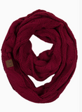 C.C. Knitted Infinity Scarf