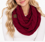 C.C. Knitted Infinity Scarf