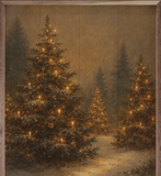 24x30 Lantern Glow Christmas Trees
