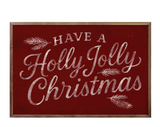 16x10 Have A Holly Jolly Christmas - Red
