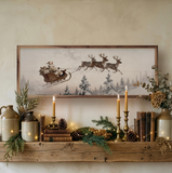 36x12 Santa's Sleigh Ride