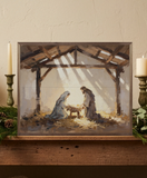 20x16 Holy Night Small Manger