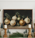 24x16 Bright Christmas Ornaments