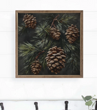 24x24 Pinecone Branch