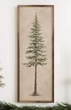 12x36 Vintage Pine Tree