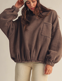 Oversized Mineral Pocket Pullover