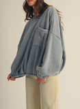 Oversized Mineral Pocket Pullover
