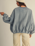 Oversized Mineral Pocket Pullover