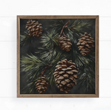 16x16 Pinecone Branch