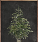 16x20 Christmas Tree Black