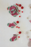 72" Fabric Felt Stockings Garland