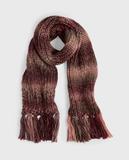 Sparkle Season Knit Scarf - Mauve Multi
