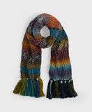 Sparkle Season Knit Scarf - Blue Multi