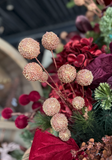 35" Metallic Ball Spray - Burgundy Shine