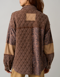 Paisley Patchwork Quilted Shacket