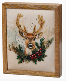 Beaded Reindeer Block