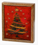 Beaded Holiday Tree Block