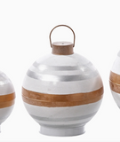 Giant Glittered Stripe Bells